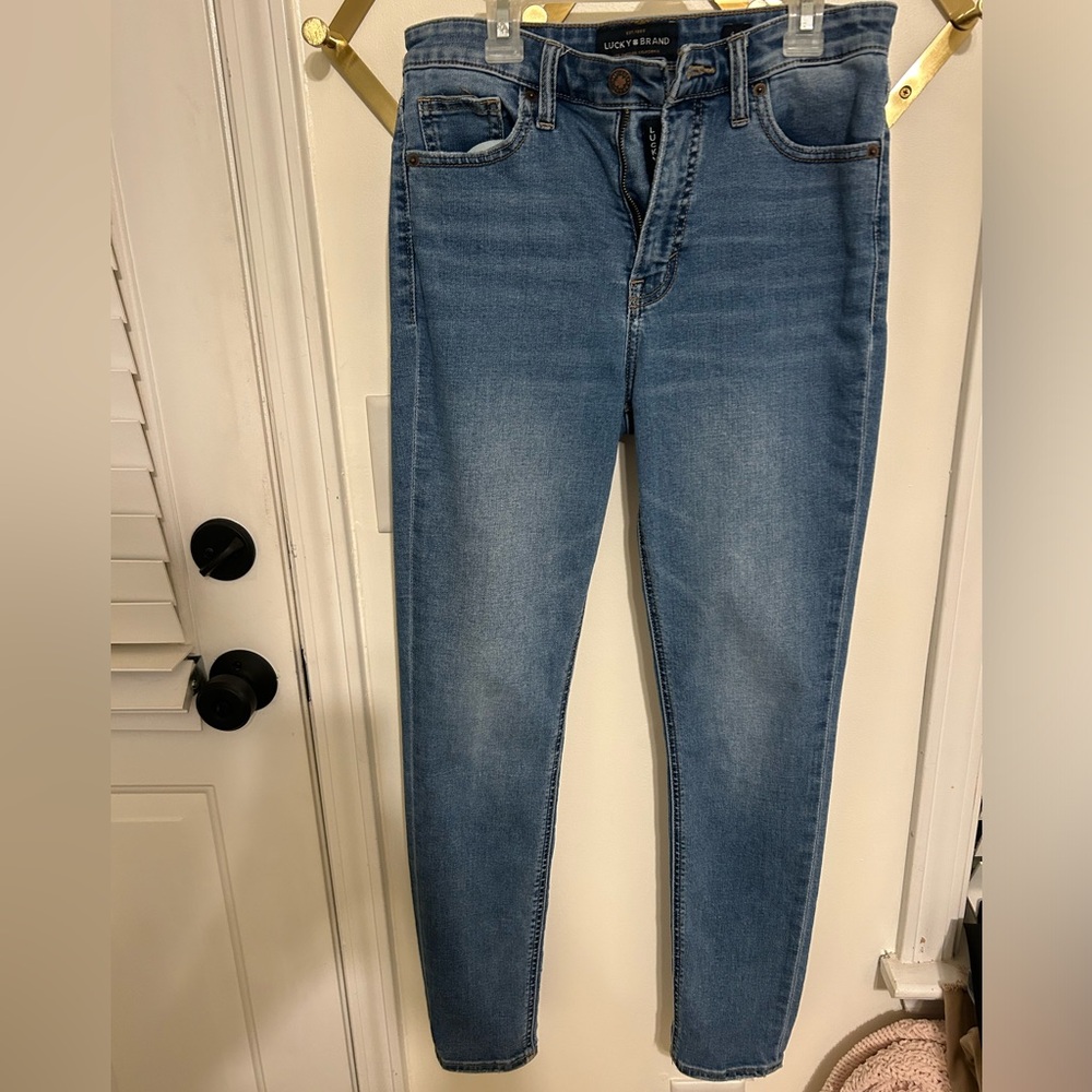 Lucky Brand high rise skinny jeans